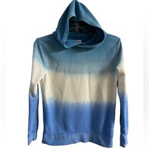 Crewcuts Blue tie‎ dye pullover hoodie boys Sz 10